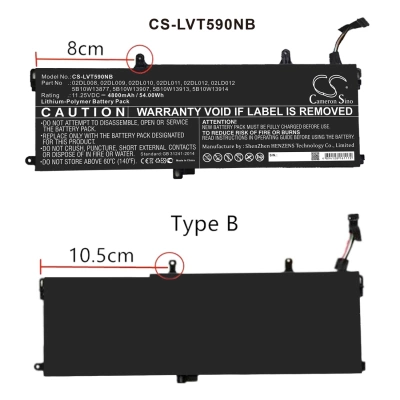 Аккумулятор Lenovo, ThinkPad T590, ThinkPad T15, ThinkPad T15 Gen 1, 4800 мАч, CS фото 4