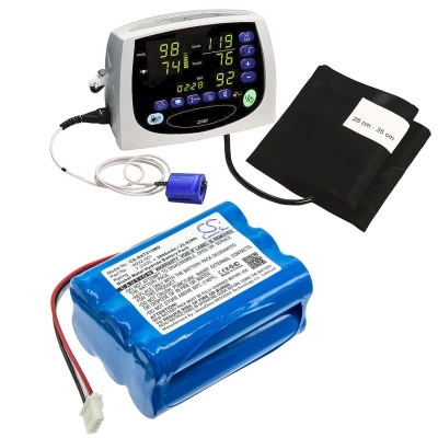 Аккумулятор Nonin, Avant 2120 NIBP Monitor, Avant 9600 Pulse Oximeter, Avant 9700 Pulse Oximeter, 3600 мАч, CS фото 4