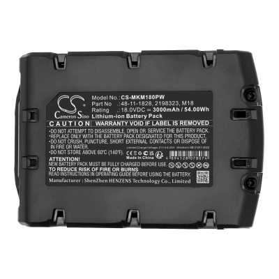 Аккумулятор Atlas Copco | Berner | Geberit | Milwaukee | Fromm | NovoPress, LokTor H18, LokTor P18T, LokTor P18TX, 3000 мАч, CS фото 7