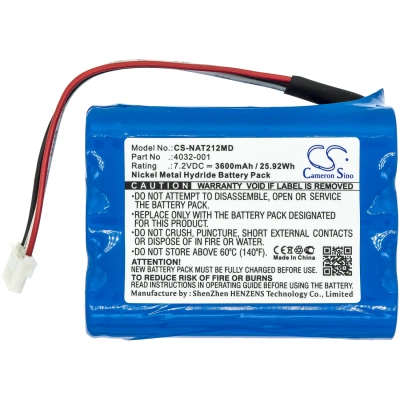Аккумулятор Nonin, Avant 2120 NIBP Monitor, Avant 9600 Pulse Oximeter, Avant 9700 Pulse Oximeter, 3600 мАч, CS фото 5