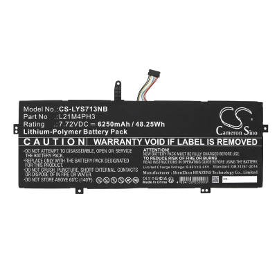 Аккумулятор Lenovo, Yoga Slim 7 Carbon 13IAP7 82U9003GPB, Yoga Slim 7 Carbon 13IAP7 82U90040AX, Yoga Slim 7 Carbon 13, 6250 мАч, CS фото 4