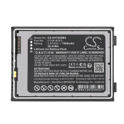 Аккумулятор Honeywell CT45, CT47, 7600 мАч, CS фото 4