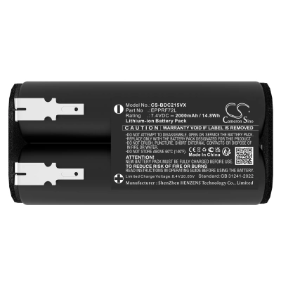 Аккумулятор Black+Decker, BDCD8GPA-QW, G9L72+, HNVC215B, 2000 мАч, CS фото 3