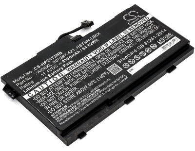 Аккумулятор HP, ZBook 17 G3, ZBook 17 G3 V1Q04UT, ZBook 17 G3 V1Q08UT, 8300 мАч, CS фото 1