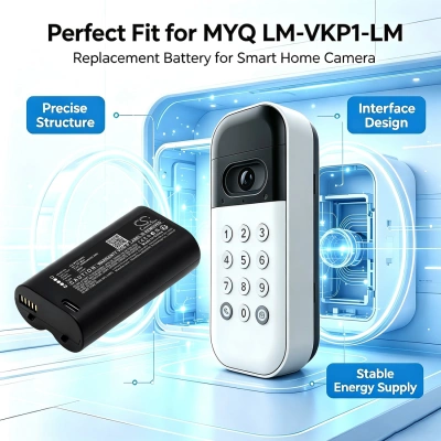 Аккумулятор MYQ, LiftMaster Wireless Video Keypad, LM-VKP1-LM, 6000 мАч, CS фото 8