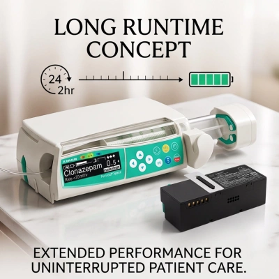 Аккумулятор B.Braun, Perfusor Space Infusion, Perfusor Space PCA Infusion Pump System, Space Infusion Pump, 2100 мАч, CS фото 4