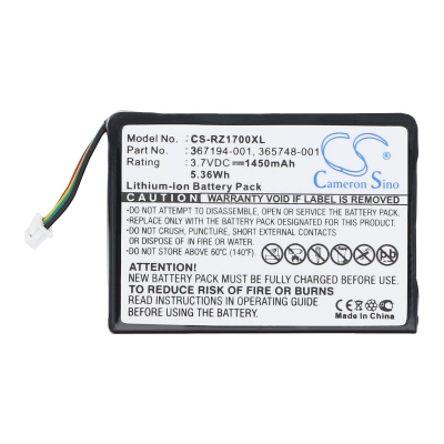 Аккумулятор HP, iPAQ RZ1700, iPAQ RZ1710, iPAQ RZ1715, 1450 мАч, CS фото 3
