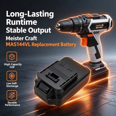Аккумулятор Meister Craft, MAS144, MAS144VL, 5450880, 1500 мАч, CS фото 3
