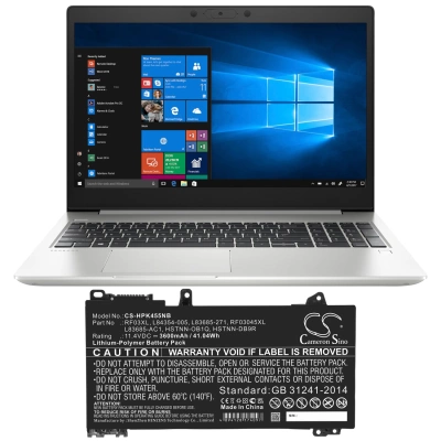 Аккумулятор HP, Pavilion x360 14 Convertible, ProBook 455 G7, 3600 мАч, CS фото 4
