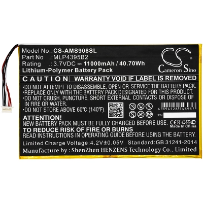 Аккумулятор Autel MaxiSys MS908, 11000 мАч, CS фото 3