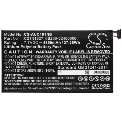 Аккумулятор Asus, Chromebook Flip C101PA-DS04, C101PA, Chromebook Flip C101PA-DB02, 4850 мАч, CS фото 4