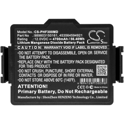 Батарея Philips, HeartStart FR3 AED, DSA HeartStart FR3, HeartStart FR3 AED defibrillator, 4700 мАч, CS фото 7