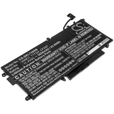 Аккумулятор Dell, Latitude 5289 2-in-1, Latitude 7390 2-in-1, 3850 мАч, CS фото 1