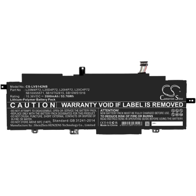 Аккумулятор Lenovo, ThinkPad T14s Gen 2, ThinkPad X13 Gen 2, TP00130A, 3500 мАч, CS фото 5