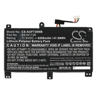 Аккумулятор Asus, FX504, FX504G, FX504GE, 4200 мАч, CS фото 2
