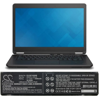 Аккумулятор Dell, Latitude 14 E7450, Latitude 14 E7440, Latitude 14 7000, 3500 мАч, CS фото 5