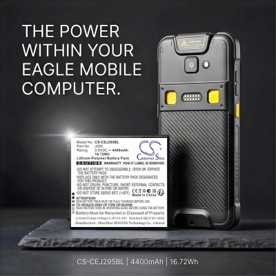 Аккумулятор Capture, CA-MTAC-4300-MB, Eagle Android Rugged Mobile Terminal, 4400 мАч, CS фото 6