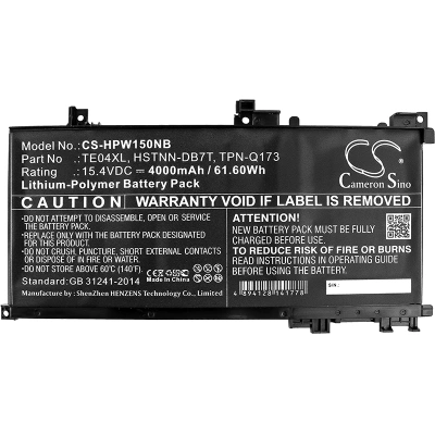 Аккумулятор HP, Omen 15-AX200, Omen 15-AX200NA, Omen 15-AX200NX, 4000 мАч, CS фото 3