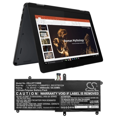 Аккумулятор Lenovo, 11e Yoga Gen 6 20SES00100, 11e Yoga Gen 6 20SES0FH00, 11e Yoga Gen 6 20SES0BU00, 2900 мАч, CS фото 5