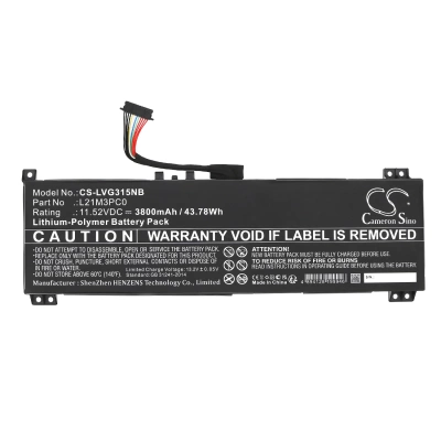Аккумулятор Lenovo, IdeaPad Gaming 3 15ARH7 82SB0071TA, IdeaPad Gaming 3 15ARH7 82SB00DPBM, IdeaPad Gaming 3 15IAH7 8, 3800 мАч, CS фото 3