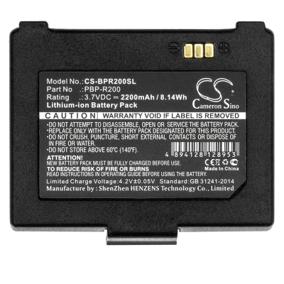 Аккумулятор Bixolon, SPP-R200/II, SPP-R200, SPP-R200II, 2200 мАч, CS фото 2