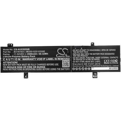 Аккумулятор Asus, VivoBook 15 X505B, VivoBook 15 X505Z, VivoBook 15 F505Z, 3500 мАч, CS фото 2