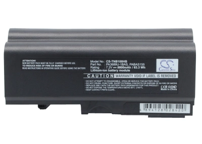 Аккумулятор Toshiba, Netbook NB100, Netbook NB100-01G, Netbook NB100-111, 8800 мАч, CS фото 1