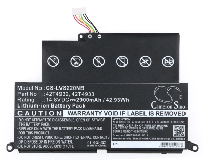 Аккумулятор Lenovo, Thinkpad Edge E220s, ThinkPad Edge E420S, 2900 мАч, CS фото 5