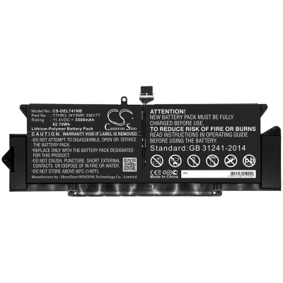 Аккумулятор Dell, Latitude 7410, 5500 мАч, CS фото 4