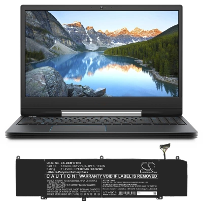 Аккумулятор Dell, G5 5590-D2785W, ALW15M-D1523S, G7 7590-D2785B, 7800 мАч, CS фото 4