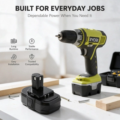 Аккумулятор Ryobi, CDD144V22, CDDI14022NF, LCD14022, 2000 мАч, CS фото 8