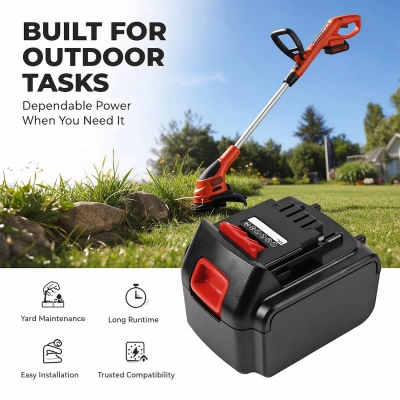Аккумулятор Black & Decker, ASL146BT12A, ASL146K, ASL146KB, 5000 мАч, CS фото 7