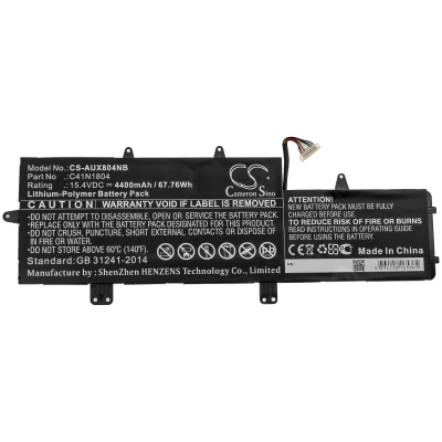 Аккумулятор Asus, ZenBook Pro 14 UX450, ZenBook Pro 14 UX450FD-BE072T, ZenBook Pro 14 UX480FD-BE043T, 4400 мАч, CS фото 3