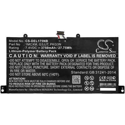 Аккумулятор Dell, Latitude 5175, Latitude 5179, 3750 мАч, CS фото 4