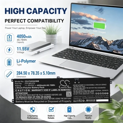 Аккумулятор Fujitsu, A3512, Eichfeld 47, FMV Lifebook MH54/J3, 4050 мАч, CS фото 7