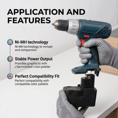 Аккумулятор Bosch, GBM 12VES-2, GSB 12VSP-2, GSB 12 VSP-3, 2100 мАч, CS фото 7