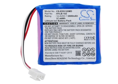 Аккумулятор Mindray | Edan | COMEN, DECG-03A, DECG-03A Elcktro Cardiogram, MEC-03, 2600 мАч, CS фото 1