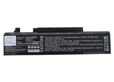 Аккумулятор Lenovo, IdeaPad Y450, IdeaPad Y450 20020, IdeaPad Y450 4189, 4400 мАч, CS фото 1
