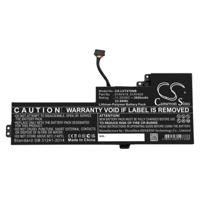 Аккумулятор Lenovo, ThinkPad T470, ThinkPad T470 20HD002TCD, ThinkPad T470 20HDA01FCD, 2050 мАч, CS фото 4