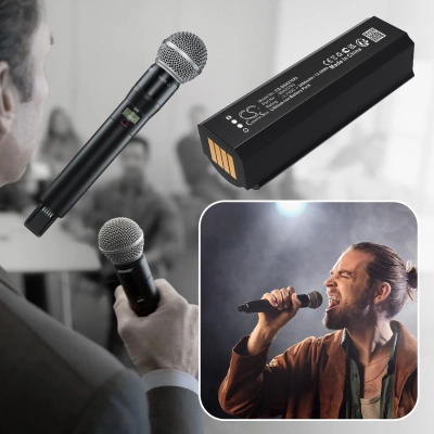 Аккумулятор Shure, ADX2, ADX2 Handheld Wireless Microphone Transmitter, ADX2/FD, 3400 мАч, CS фото 5