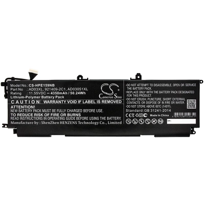 Аккумулятор HP, Envy 13-AD159TX, Envy 13-AD028UR, Envy 13-AD044TX, 4350 мАч, CS фото 2