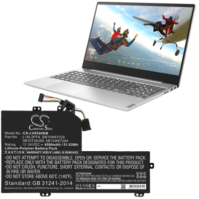 Аккумулятор Lenovo, Ideapad S540-15IWL GTX, Ideapad S540-15IWL, 4500 мАч, CS фото 3