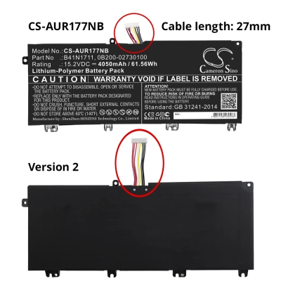 Аккумулятор Asus, ROG Station 17 PX703GE-GC153R, ROG Strix GL703GE-EE083T, TUF Gaming FX705DT-AU068T, 4050 мАч, CS фото 3