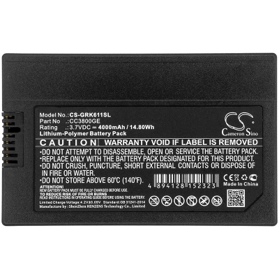 Аккумулятор GE, Druck DPI 611, Druck DPI 612, DPI 612 Flex, 4000 мАч, CS фото 3