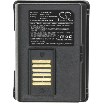 Аккумулятор Datalogic, JET, 001-101, 1200 мАч, CS фото 2