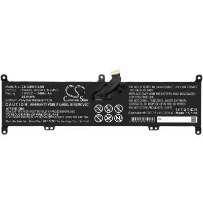 Аккумулятор Dell, Inspiron 11 3195 2-in-1, 3400 мАч, CS фото 3