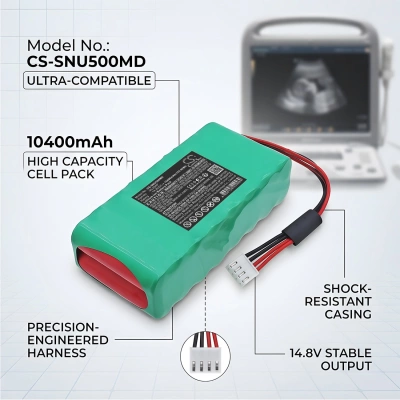 Аккумулятор SonoScape, Sonoscape S8 ultrasound machine, MySonoU5, 10400 мАч, CS фото 5