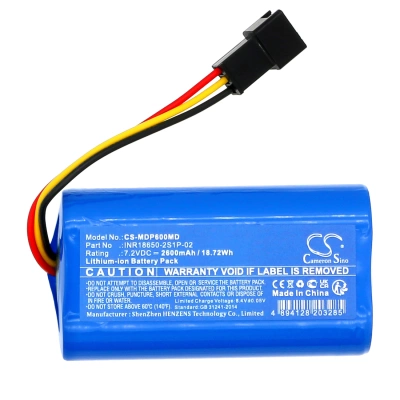 Аккумулятор Medcaptain, SYS-6010A, MP-60A, 2600 мАч, CS фото 5