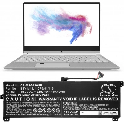 Аккумулятор Mechrevo | MSI, i5 8250U 8GB, i5 8250U 256GB, i7 8550U 8GB, 3250 мАч, CS фото 2