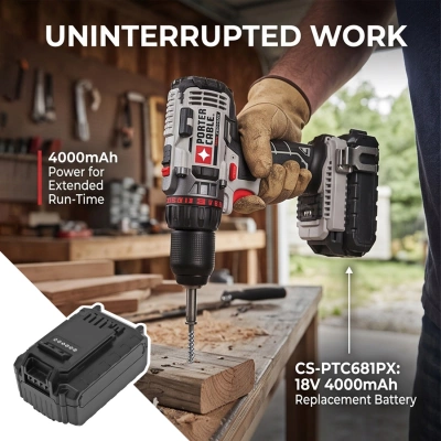 Аккумулятор Stanley | Black & Decker | Porter Cable, FMC625D2, FMC645D2, FMC675B, 4000 мАч, CS фото 6